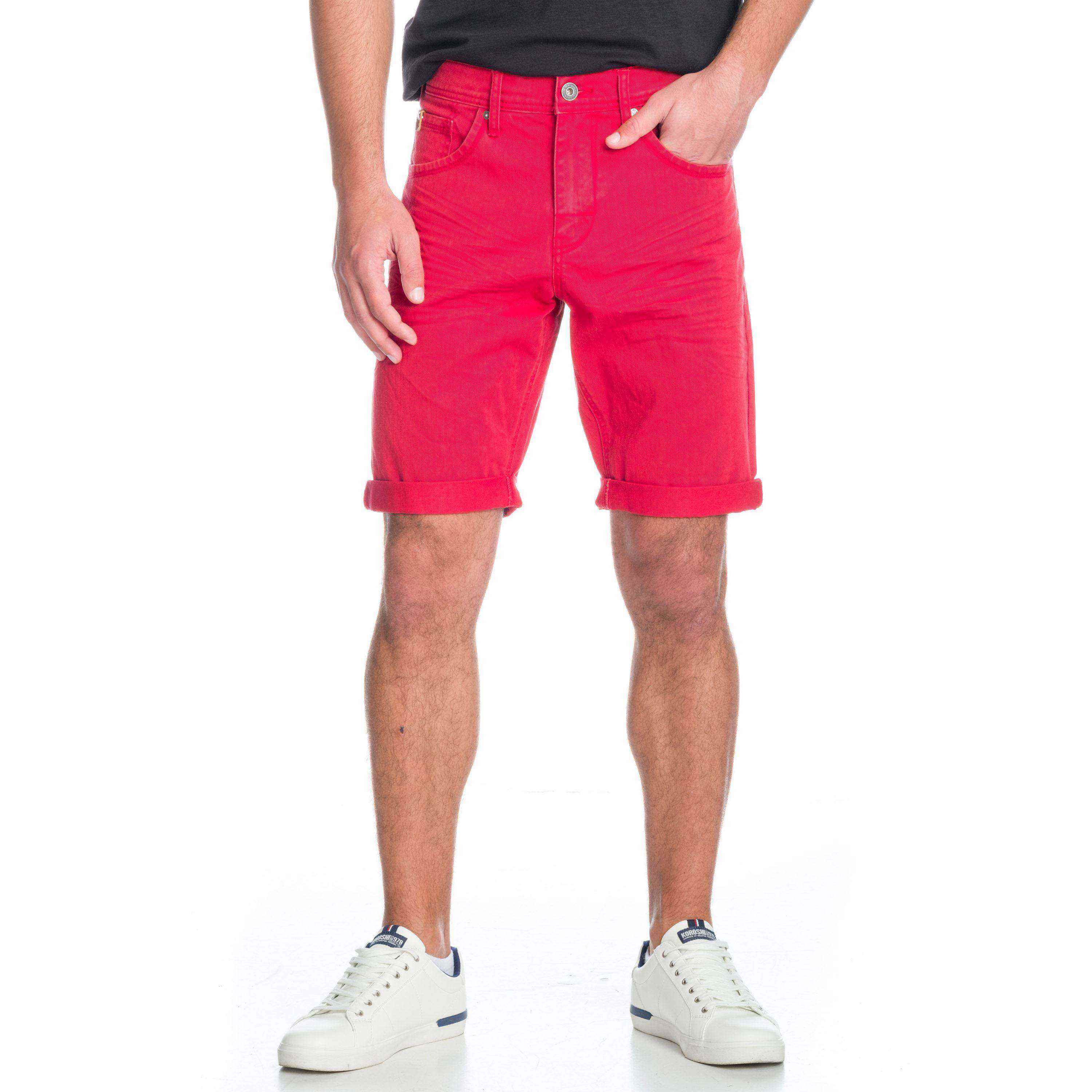 Koroshi Bermuda Hombre Algodón Stretch con Vuelta – Koroshi