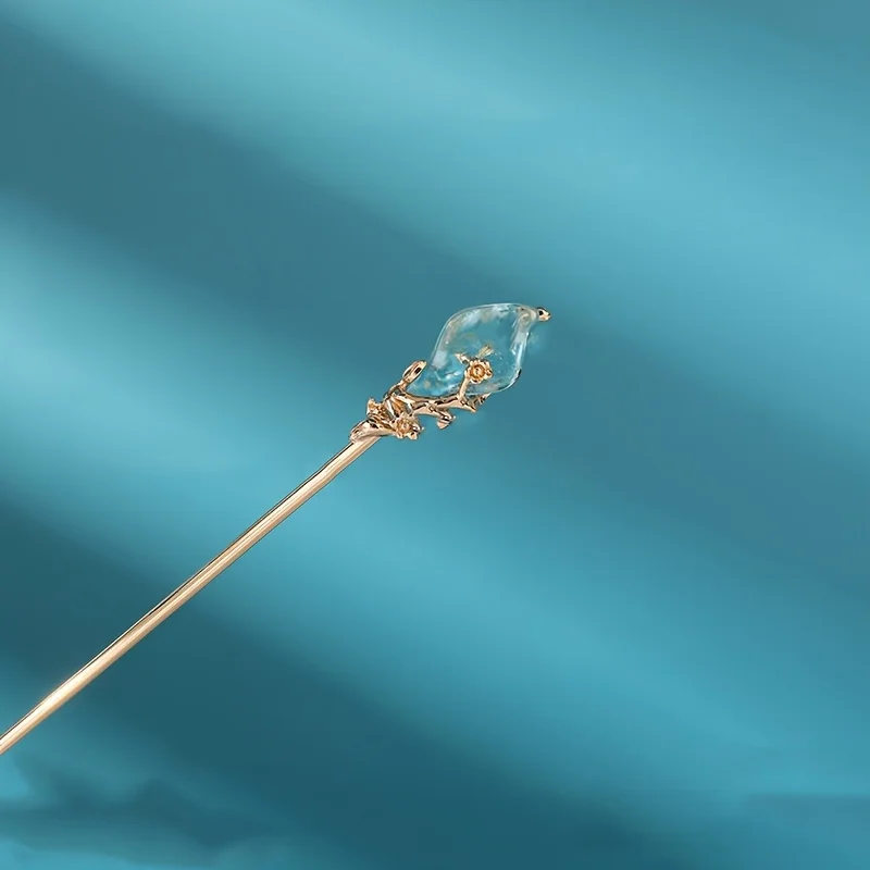 Ancient Style Tassel Flower Hairpin, High-End Cheongsam, Versatile Hanfu Hairpin, Tassel, Back of The Head Updo Hair Additions f