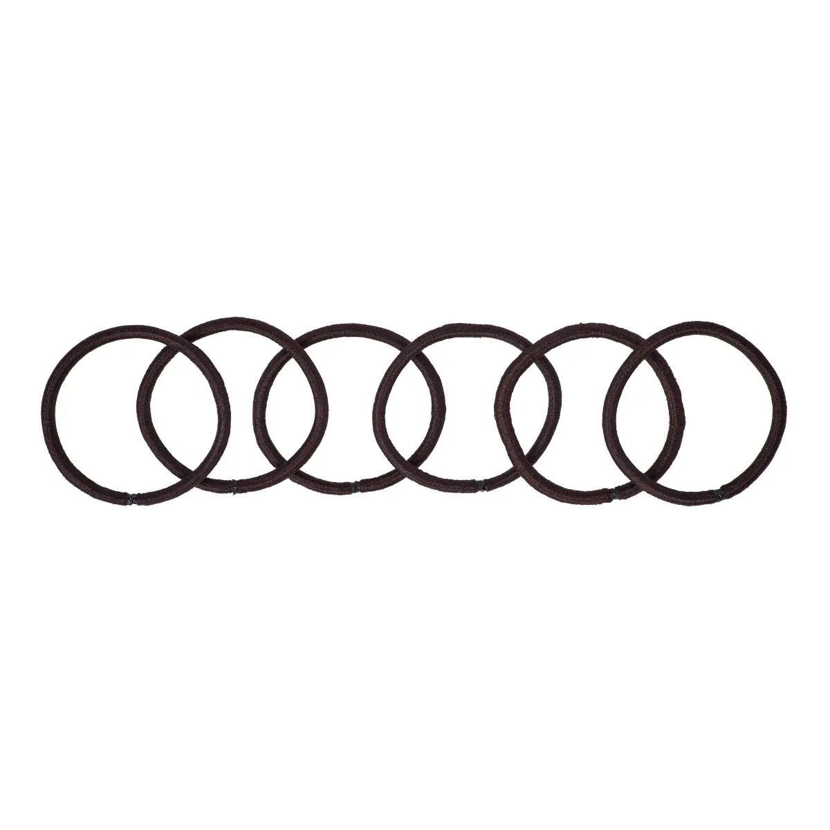 Brown 4mm Elastics - 30ct