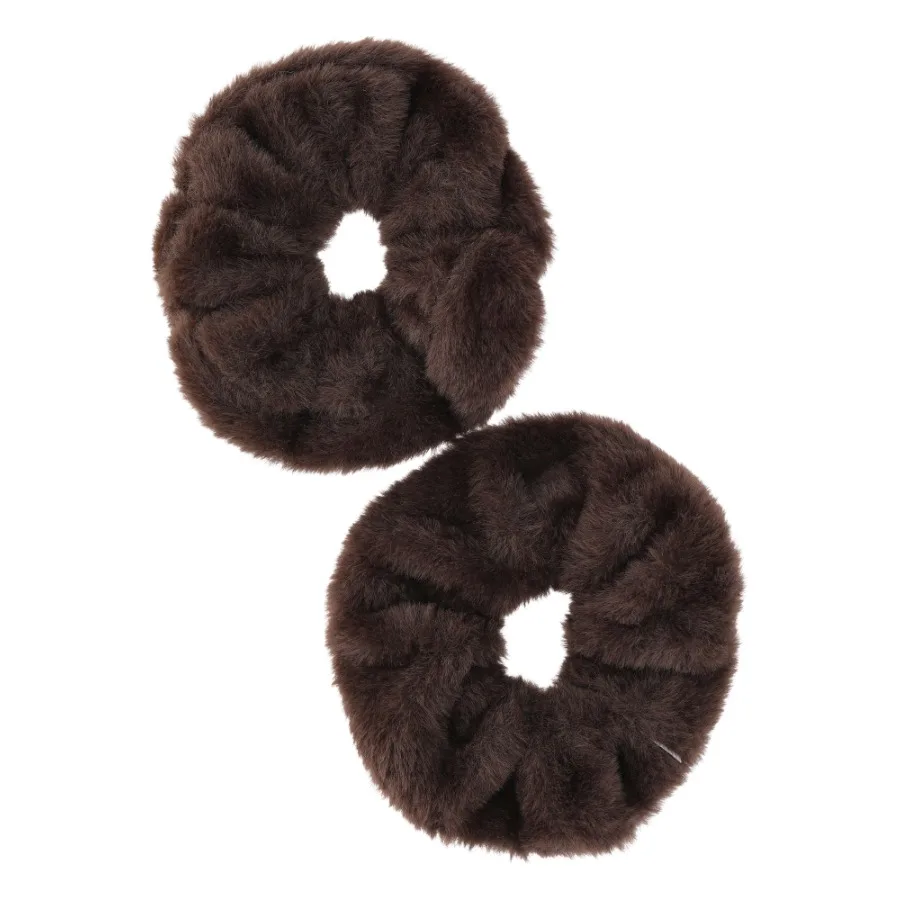 Girls Fluffy Scrunchies Set 2-Piece
