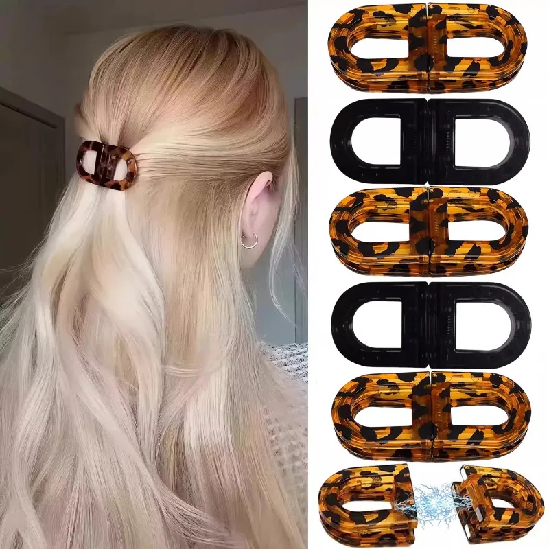 No Slip Smart Magnetic Hair Clip Korean Stylish Magnetic Hair Barrettes Ins Hairpin Elegant Hair Styling Accessories for Women and Girls Perfect for Daily Wear Parties and Casual Outfits Strong Hold H