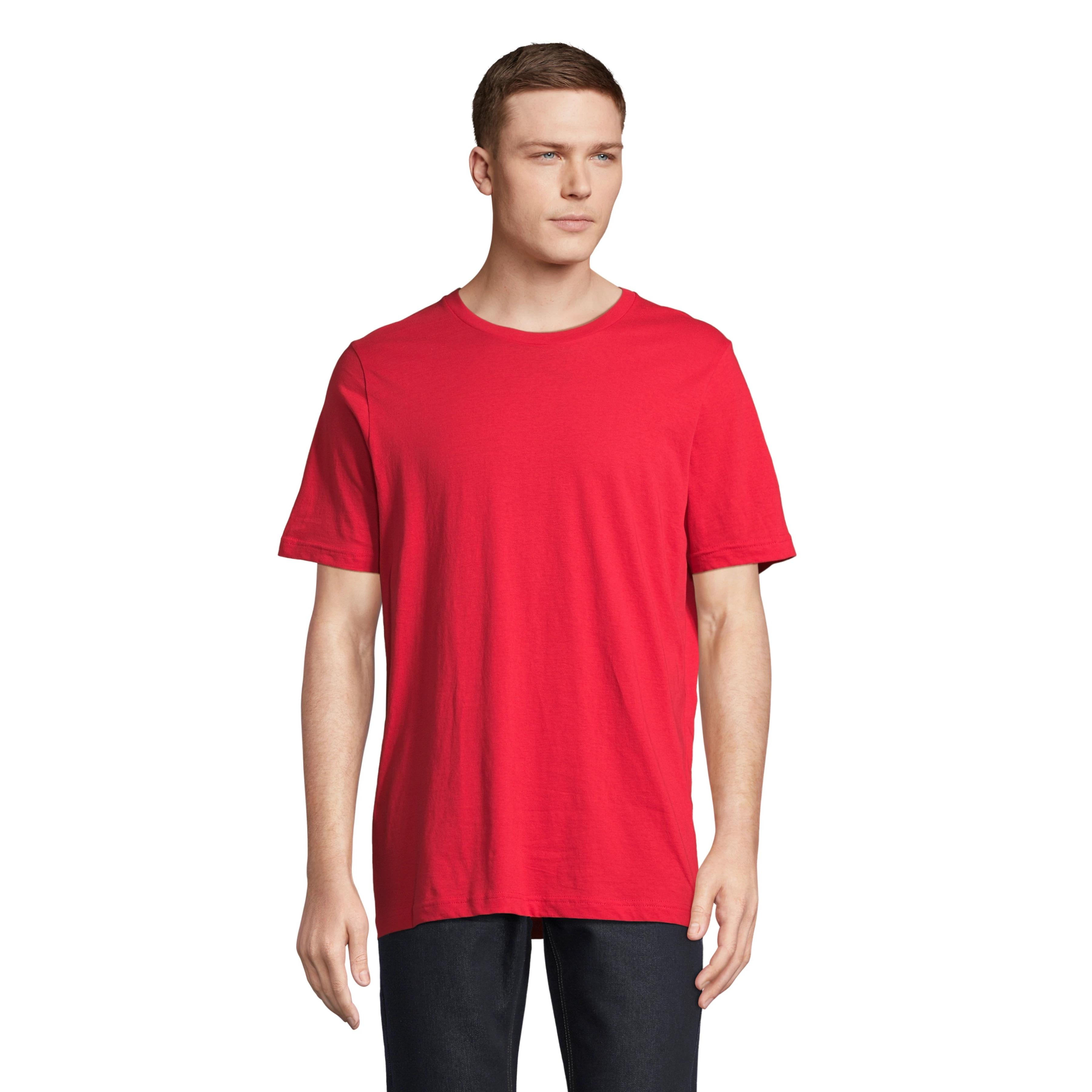 Camiseta de Algodón Peinado Ringspun para Hombre por SOL'S, Modelo TUNER con Certificación COTTON USA™, Corte Loose Fit Ideal para Verano, Cuello Acanalado y Costuras Reforzadas