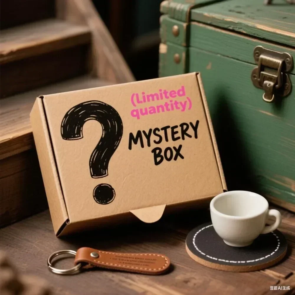 Premium Black Surprise Blind Box，with Unique Random Item， Experience the Heartbeat Acceleration Version Blind Box