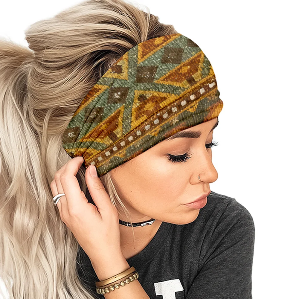 0400 women's lace headband - modern & elegant, perfect for yoga, fitness, running, and everyday wear - single piece