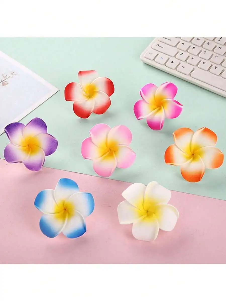 7pcs Faux Flower Hair Clips, Suitable For Daily Wear