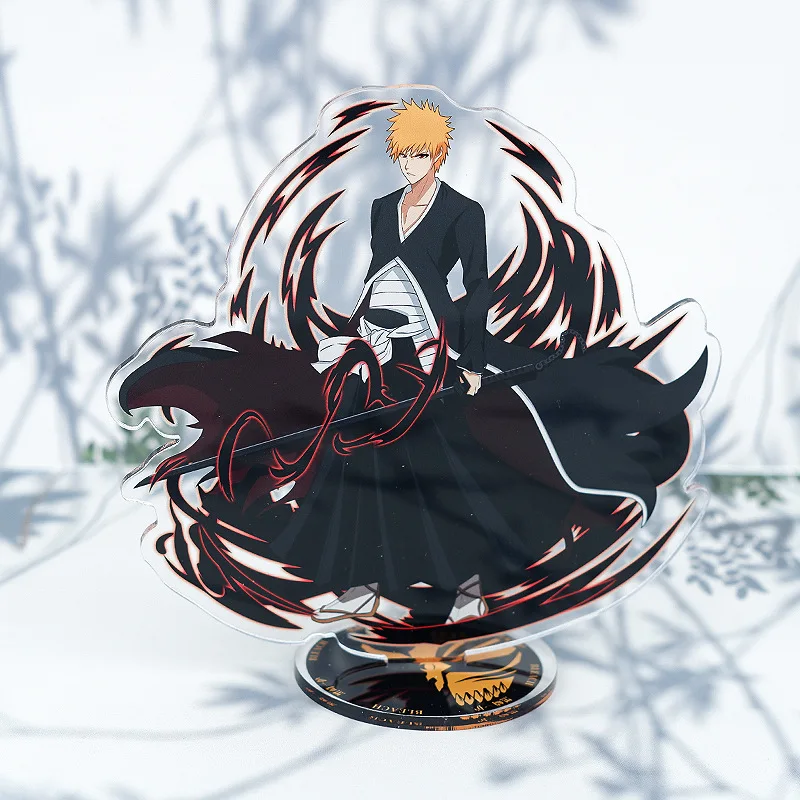 Anime Acrylic Stand Figures Kurosaki Ichigo Ulquiorra Cifer Grimmjow Jaegerjaques Kuchiki Byakuya PVC Action Figure Toys Gifts