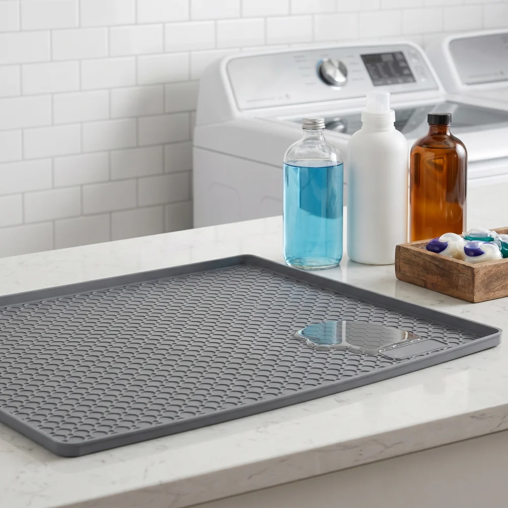Moisture-proof Sink Mat Moisture-proof Silicone Sink Mat Tear-resistant Waterproof under Sink Protector Leakage Corrosion