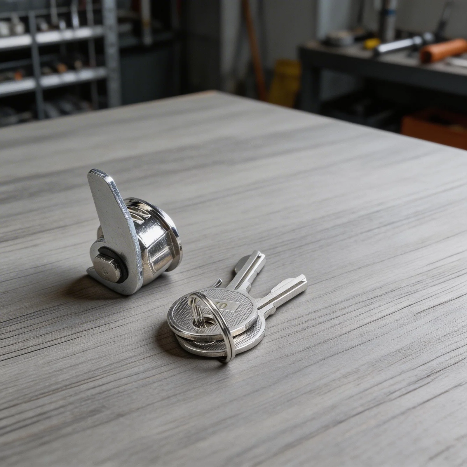 Zinc Alloy Cabinet Lock for Filing Cabinet Document Storage Drawer with 2 Keys Rust Resistant Silver Lock Size Options Available