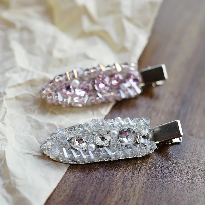 2026 Korea Cute Shiny Rhinestone Hairpins Women Girls Hair Clips Pins Barrettes Accessories Hairclip Headwear Headdress Ornament