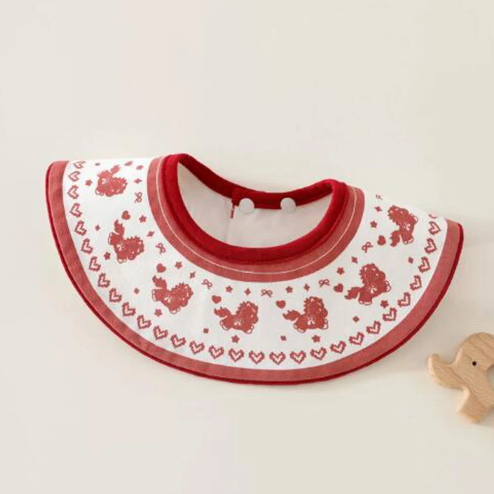 Baby Bandana Drool Bibs Waterproof Rotatable Adjustable Saliva Towel Newborn Bibs Infant Feeding Burp Cloths for Boys Girls