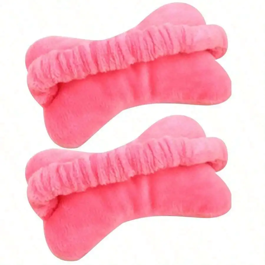 Ergonomic Pink Wrist Rest Pad For Office Gaming Memory Foam Flannel Computer Desk Typing Support