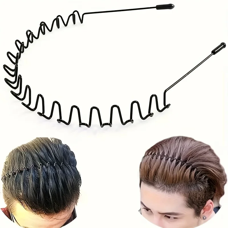 Men Sports Hairband Invisible Headband Male Ponytail Hair Tie Hair Bundle for Boys Headwear Hairband Hairband Hairband