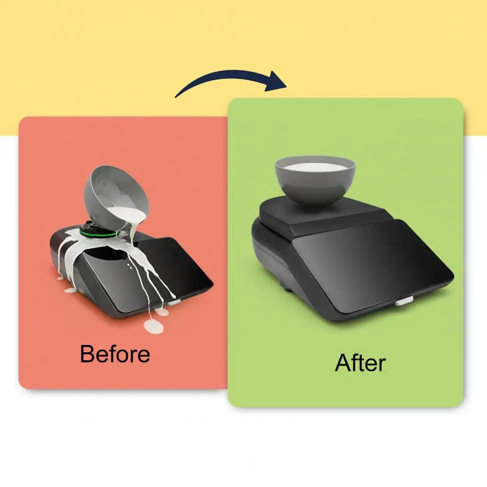 Practical Kitchen Accessory Weighing Plate Cover for Tm7 Mixer Scale Precise Fit Protective Dust Cover Stable -free Plastic