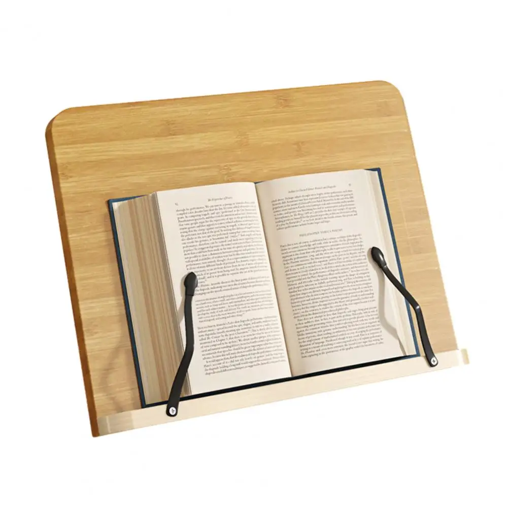 Kitchen Cookbook Stand Adjustable Cookbook Holder Stand for Kitchen Countertops Foldable Book Stand for Reading Hands-free