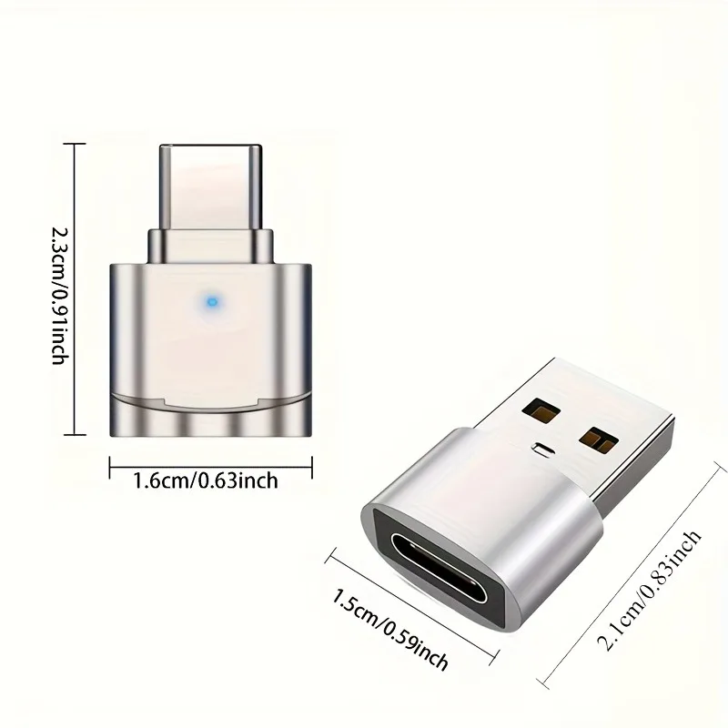 2-Pack USB C TF Card Readers and USB C to USB A Adapter, Type C TF Memory Card Reader USB OTG Card Readers for iphone16 15 Galax