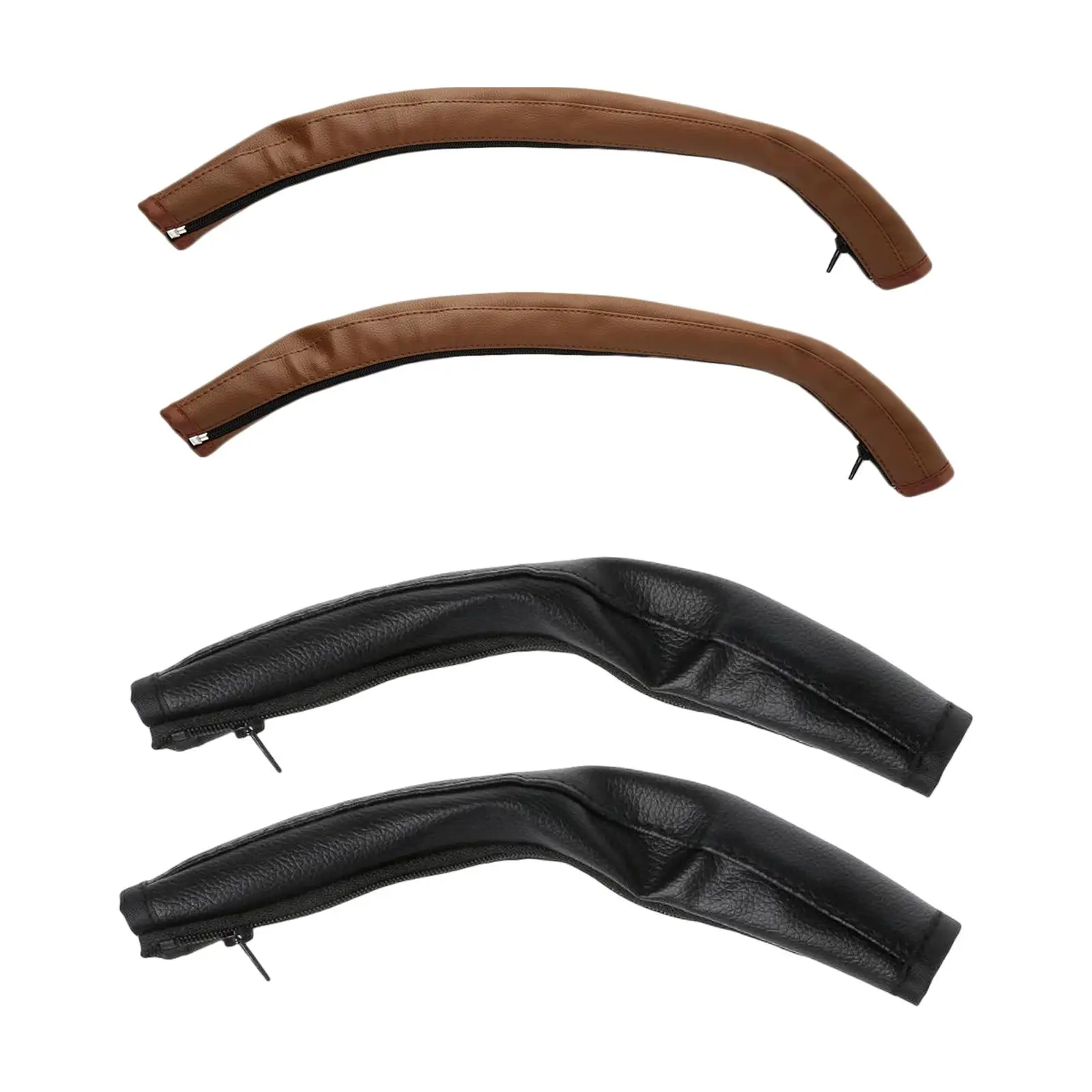 Stroller Handlebar Cover PU Leather Accessories Universal for Pushchair
