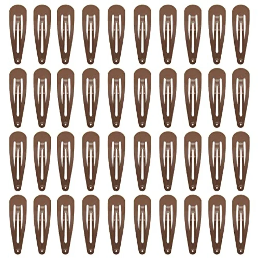 40 Counts Hair Clips, 2 Inch Metal Snap Hair Clips Barrettes for Women Accessories