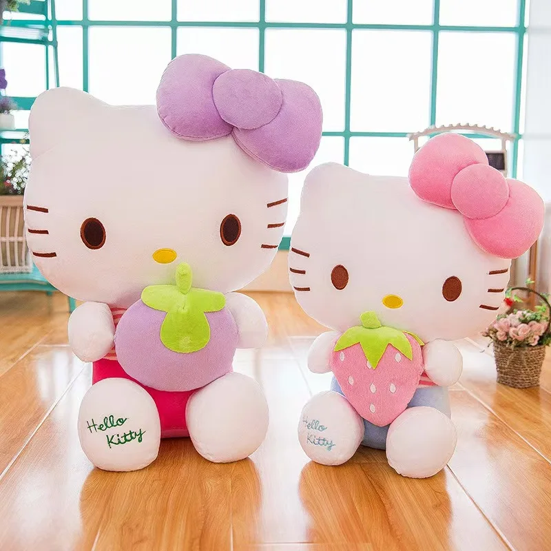 Hello Kitty Fruit Creativity Dress Up Series Plush Stuffed Toy Plush Stuffed Toy 30Cm Desktop Ornament Birthday Gift for Friend