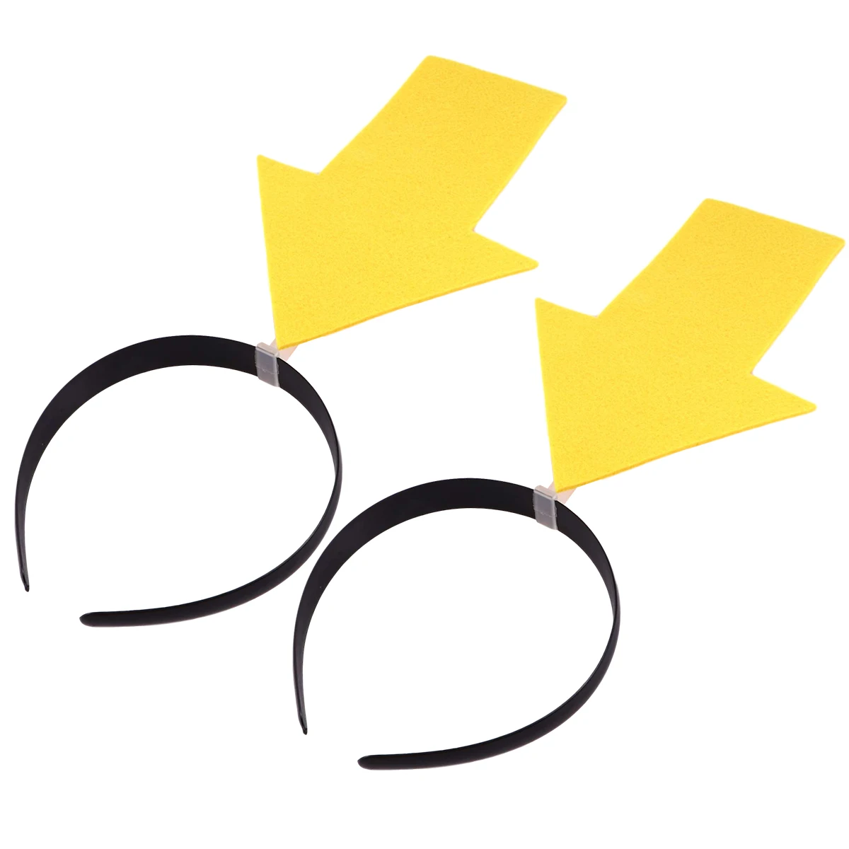 2pcs Creative Arrowhead Shape Headband Decoration Funny Fashion Hair Band Lovely Headdress Decoration Hair Band With Arrowhead