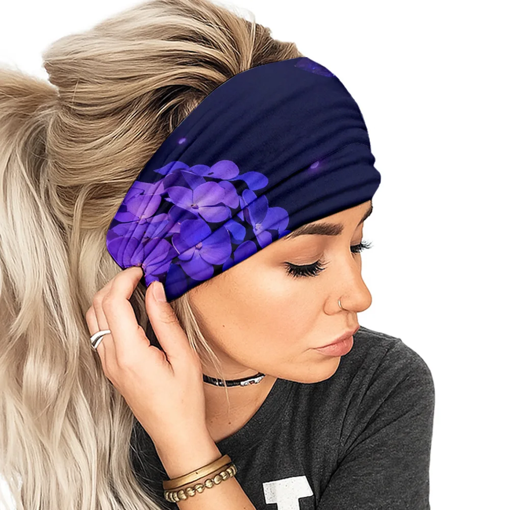 0342 women's lace headband - modern, elegant, and sporty. perfect for yoga, fitness, running, and everyday wear. single piece