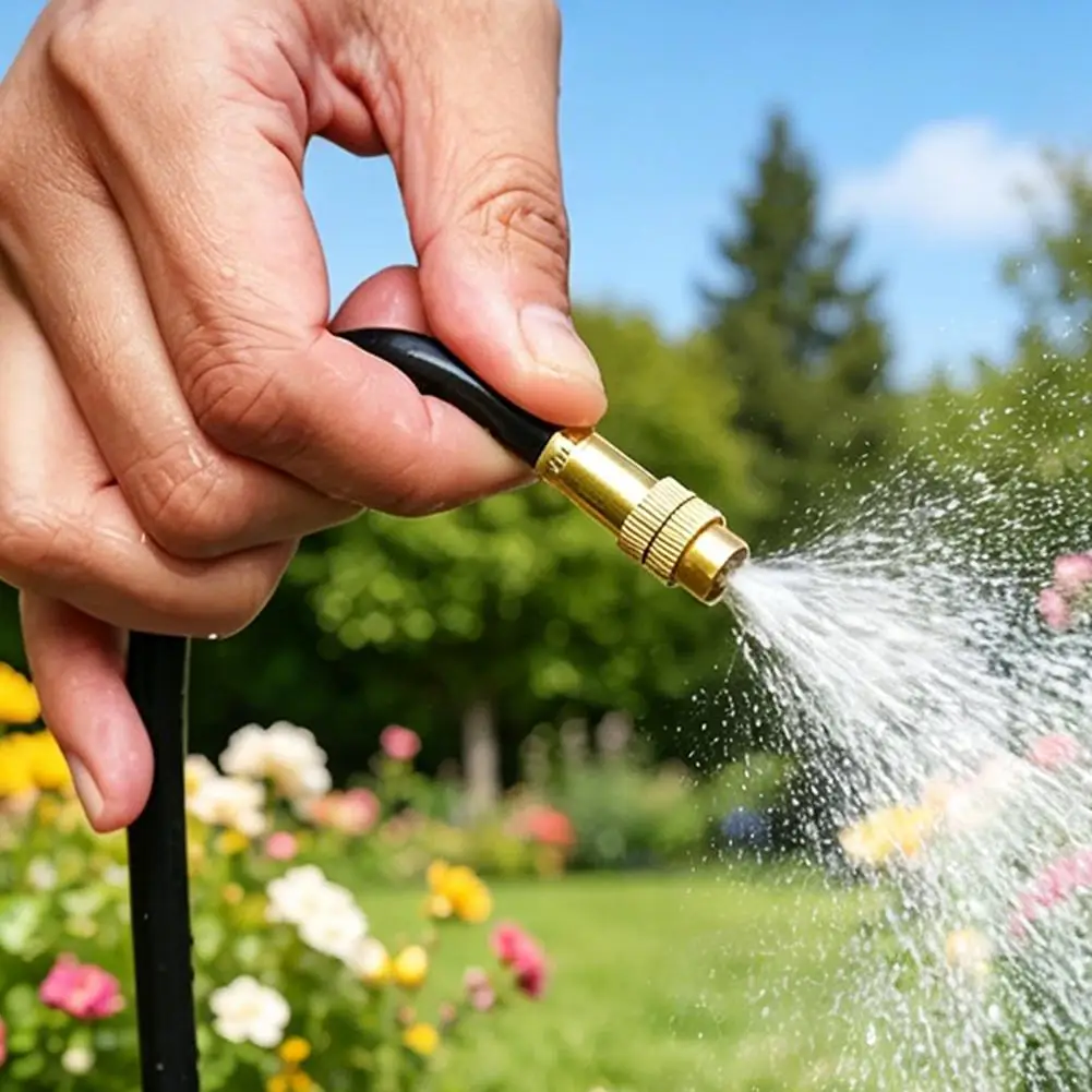 Fan Mist System 360-degree Curved Irrigation System Kit Adjustable Nozzle Garden Watering Set Automatic Yard Mist for Lawn