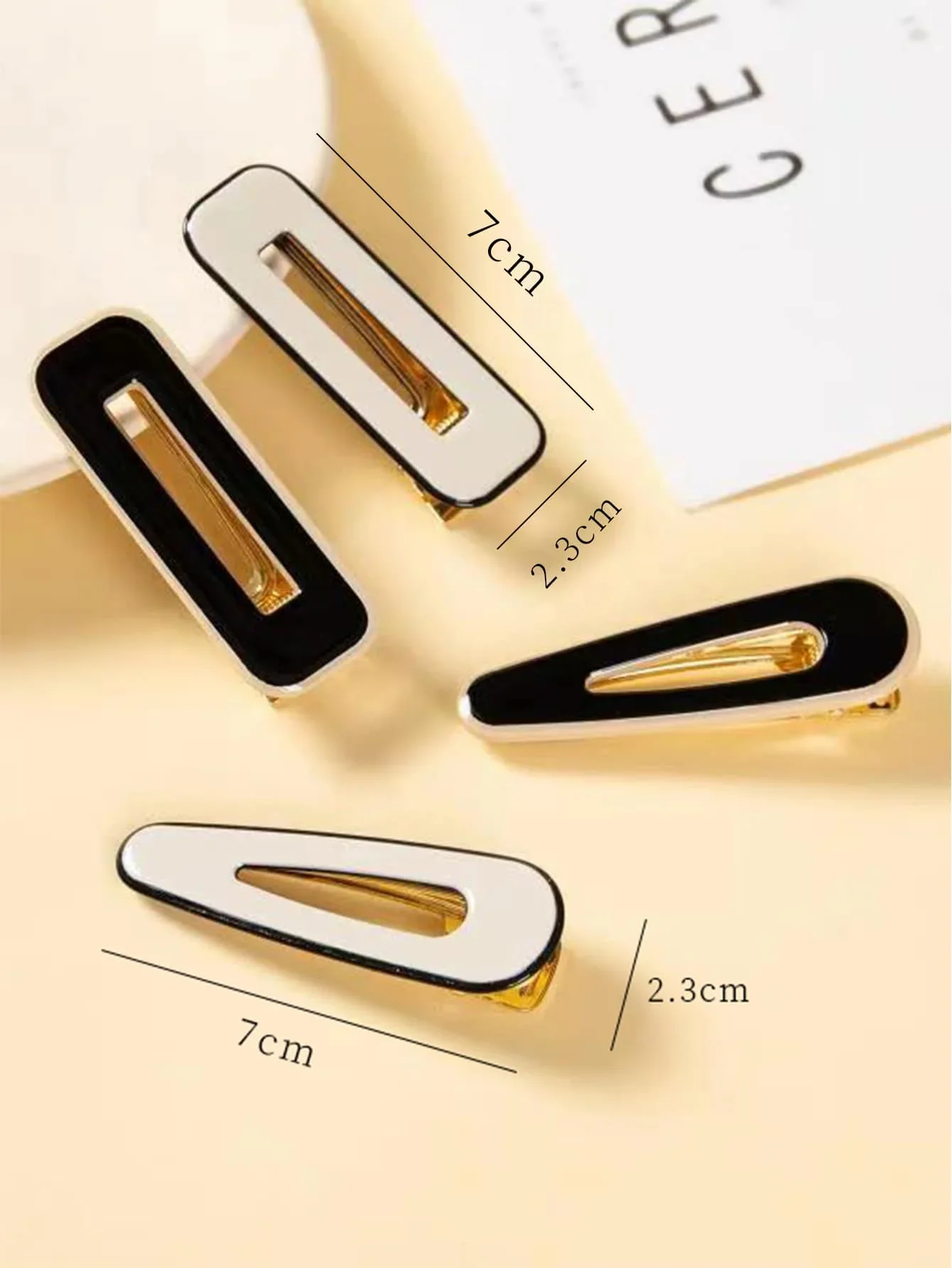 4pcs Simple Hair Barrettes For Women Daily Use Casual Hair Accessories