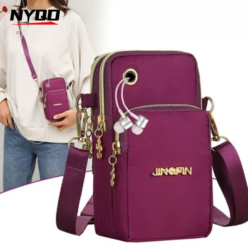 Women's Slant Mini Bag Mobile Phone Bag  Mini Bags Fashion Mom Mommy Coin Bags Neck Hanging Running Cover Shoulder Bag  Purses