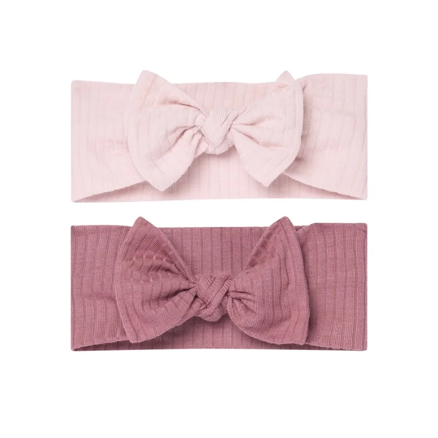 by Gerber Baby Girl Super Soft Viscose Headband 2-Pack One Size