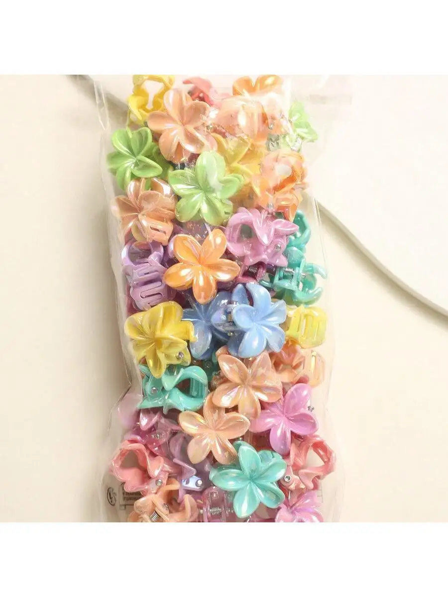 15/20/30pcs Mini Floral Hair Clips, Brown Tone Small Hair Claw Clips For Bangs And Flyaways (One-Size = 20pcs) Hair Accessories